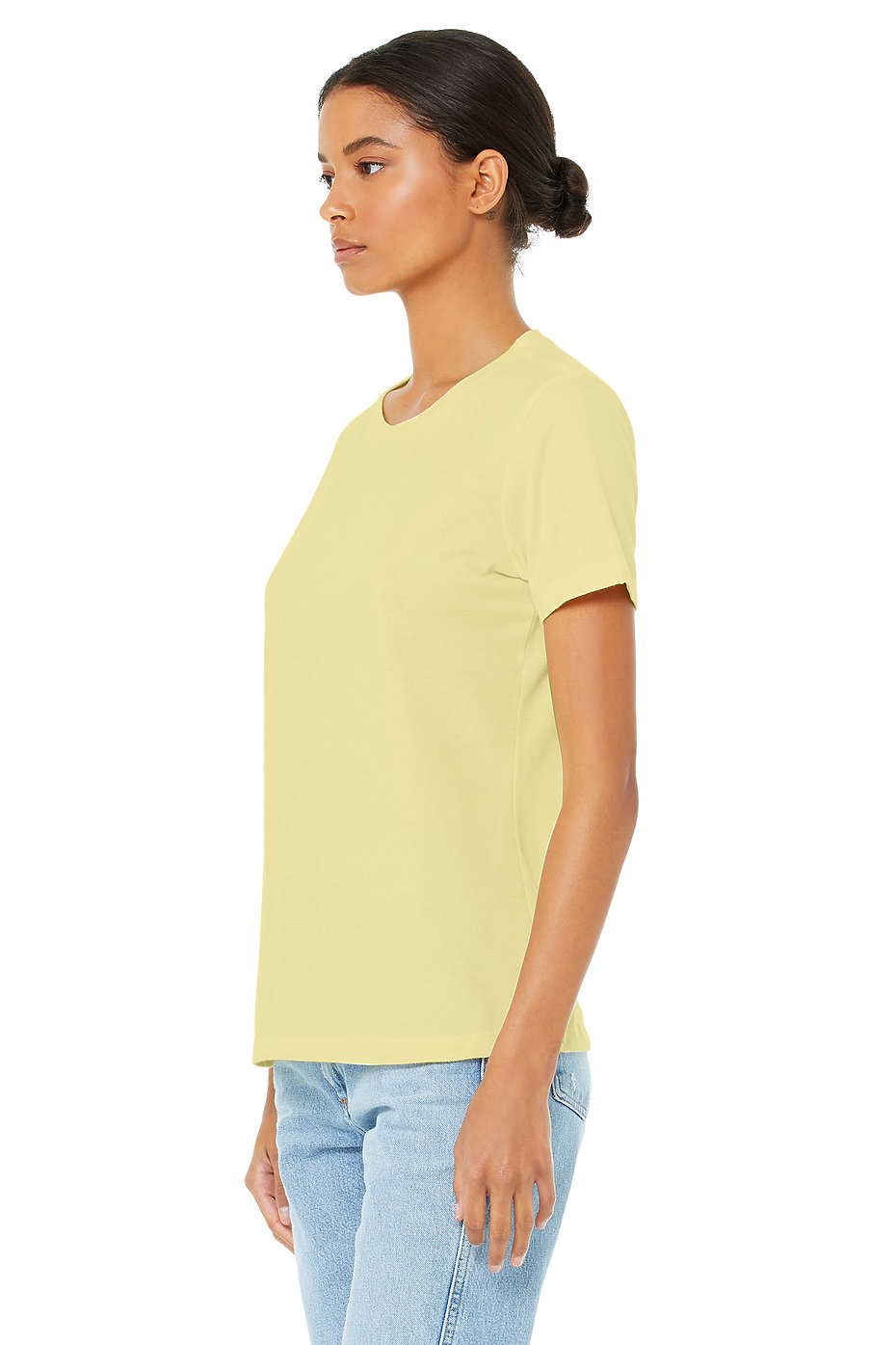 Women S Relaxed Heather Cvc Short Sleeve Tee Bella Canvas