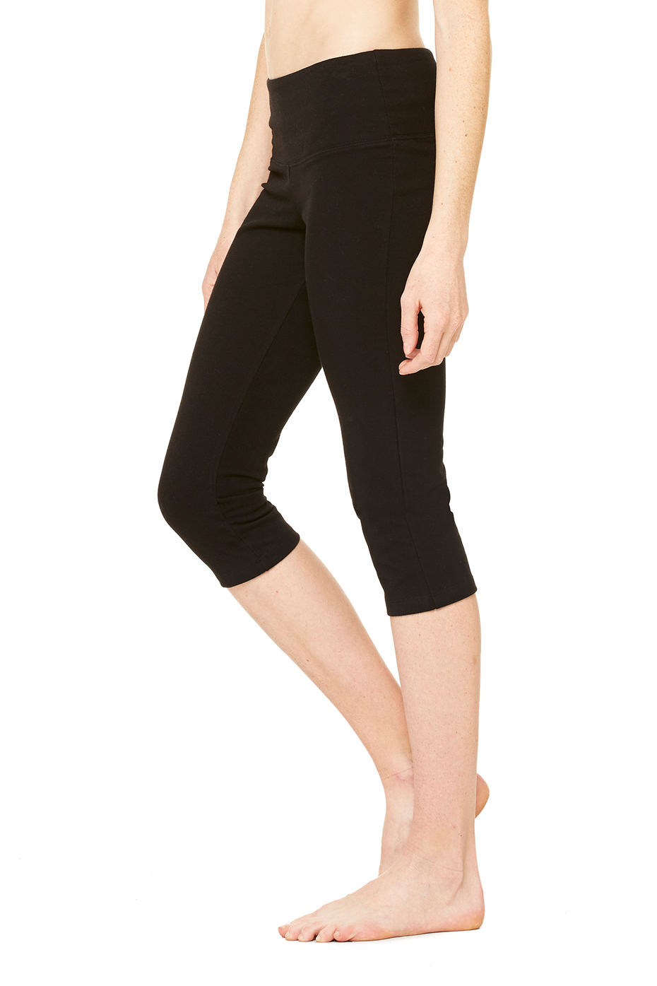 women's cotton spandex capris