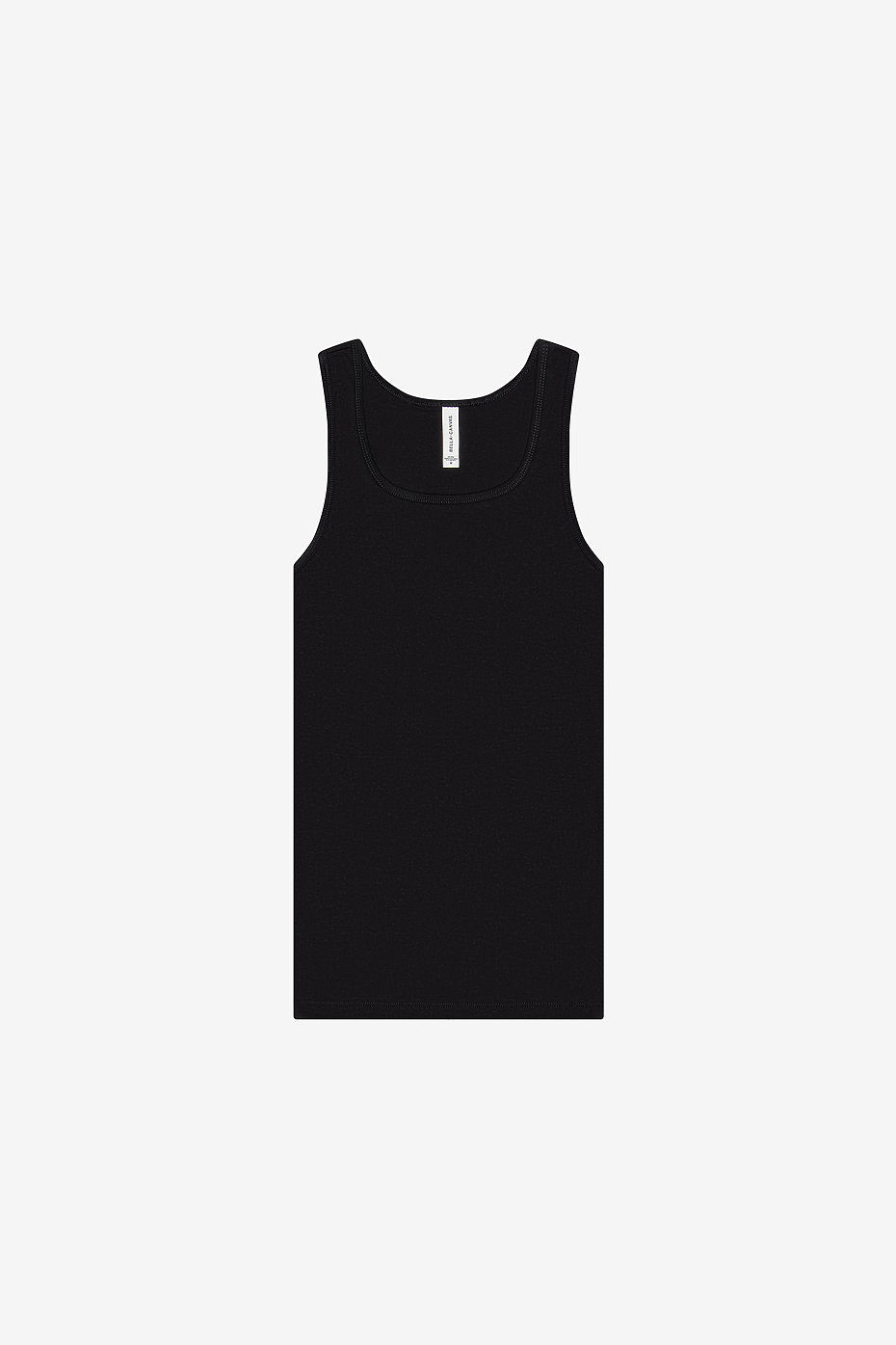 BLACK RIBBED TANK TOP - Selfmade Boutique