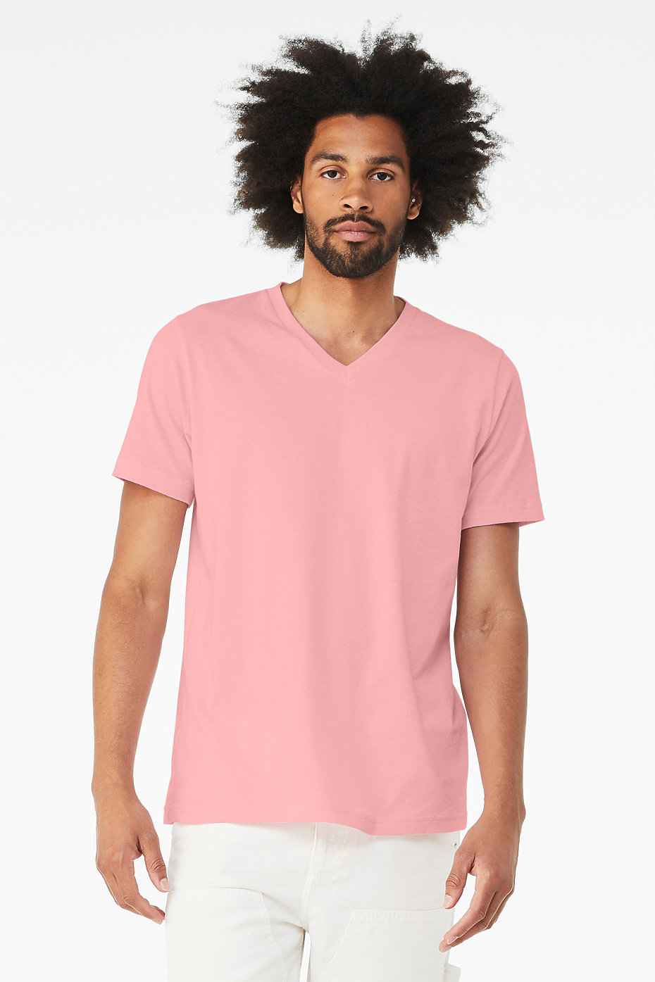 dealer Wegrijden Vooruitgang V Neck T Shirts For Men | Unisex Jersey T Shirt | Mens Wholesale Clothing |  Bulk T Shirts | BELLA+CANVAS ®