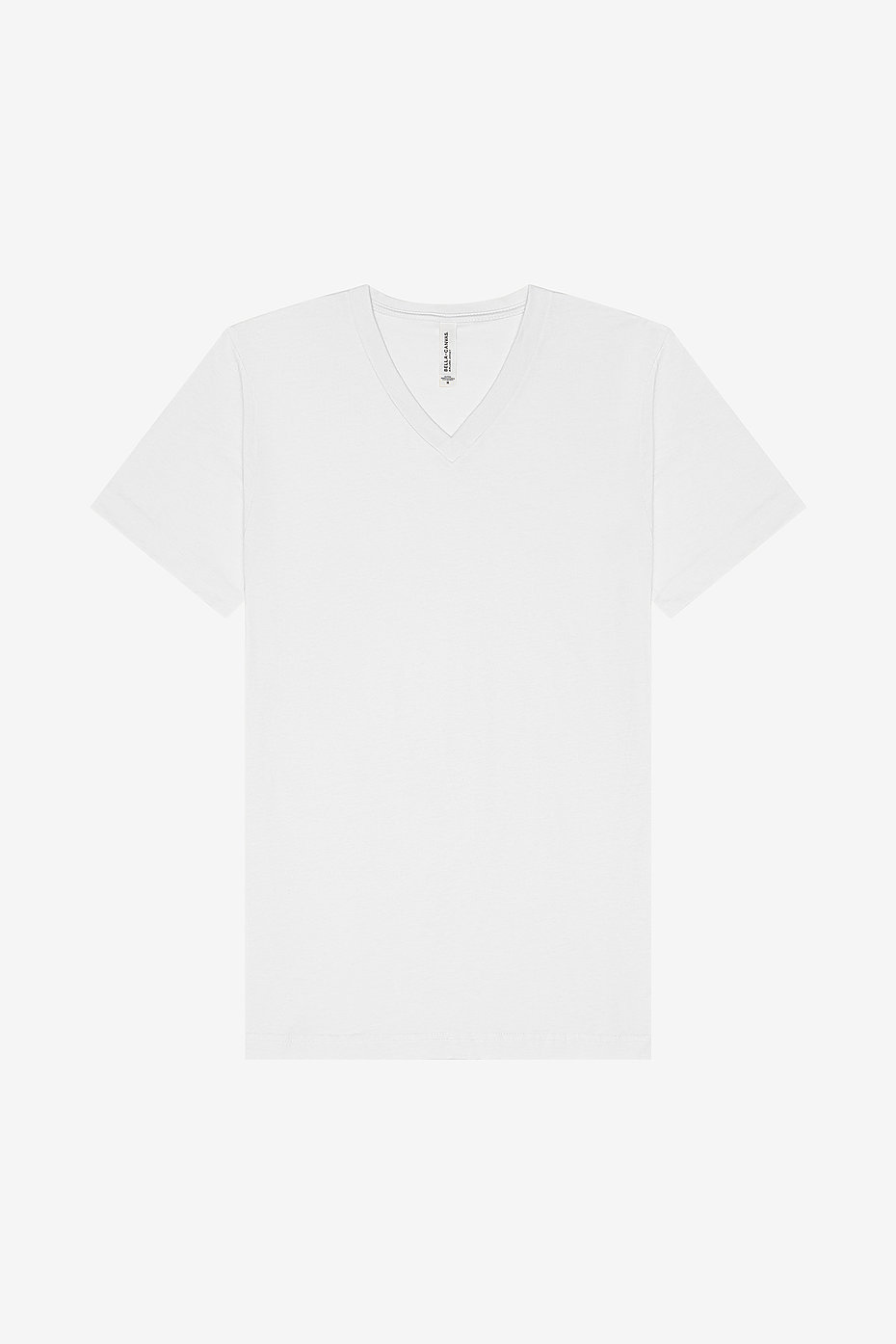 Unisex V-Neck White T-Shirt