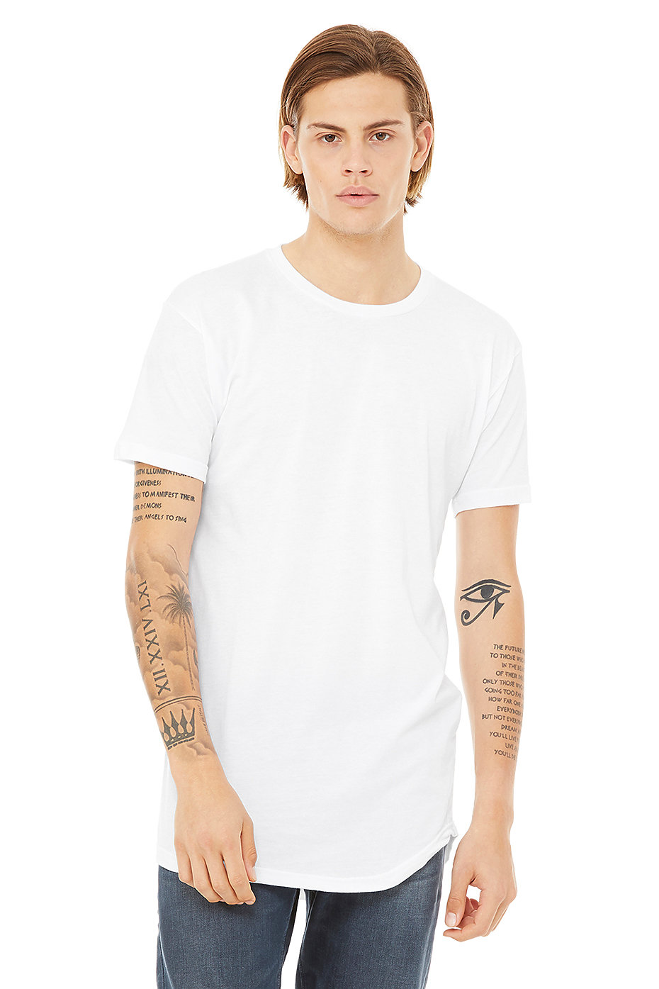 DailyWear Mens Casual Long Sleeve Plain Baseball Cotton T Shirts RED/White,  Medium 