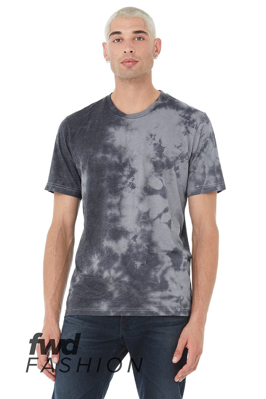 Buy Men's A Mind Blue Oversized Tie-Dye T-Shirt Online
