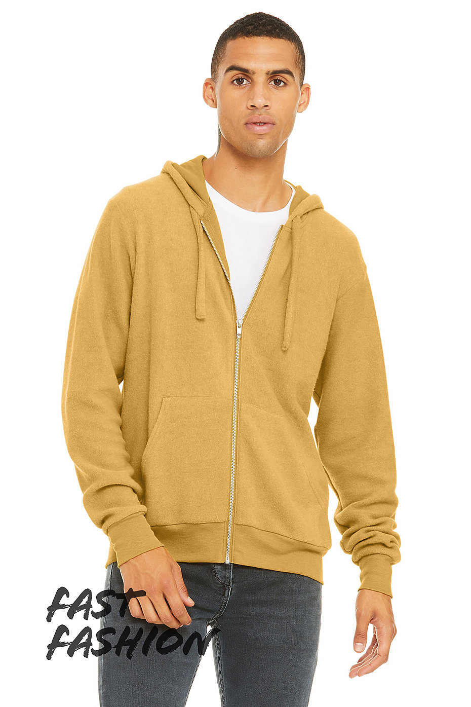 bella canvas zip hoodie