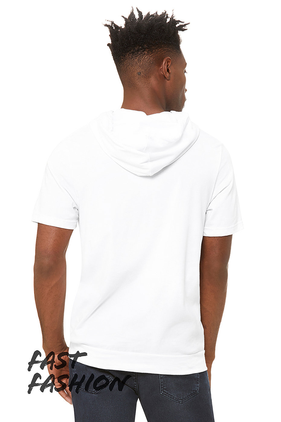 blank short sleeve hoodie