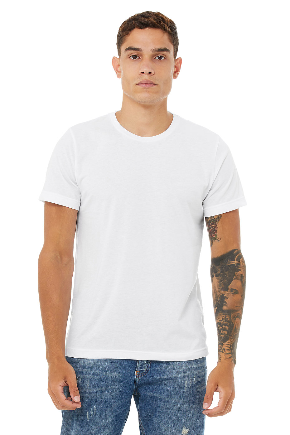 Wholesale Mens Cotton Short Sleeve T Shirts Mix Colors And Mix Sizes - at 