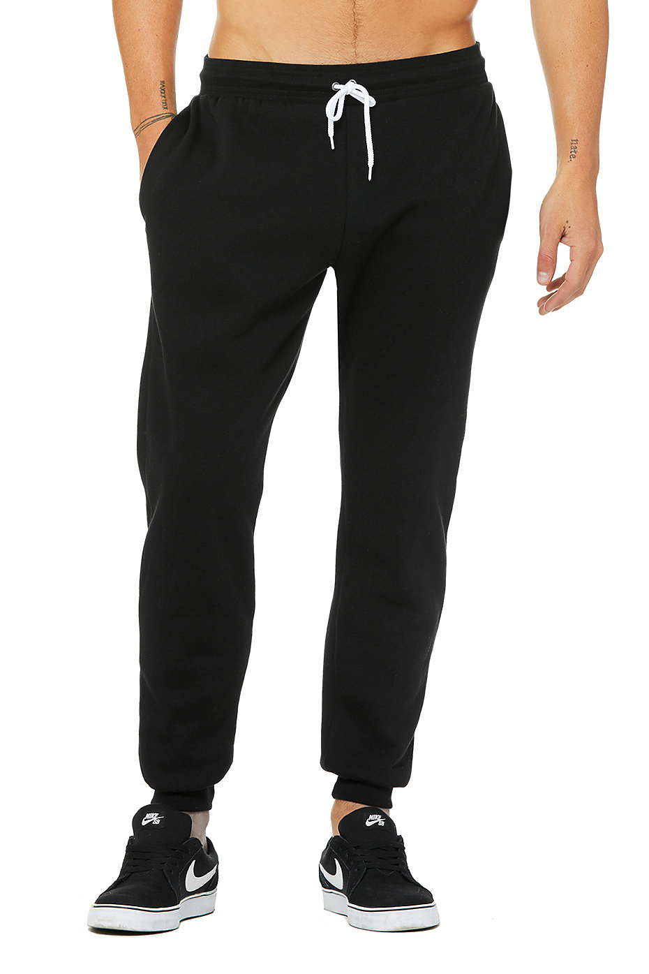 12 Wholesale Ladies Single Jersey Cotton Jogger Pants With Pockets In Black  Size Xlarge