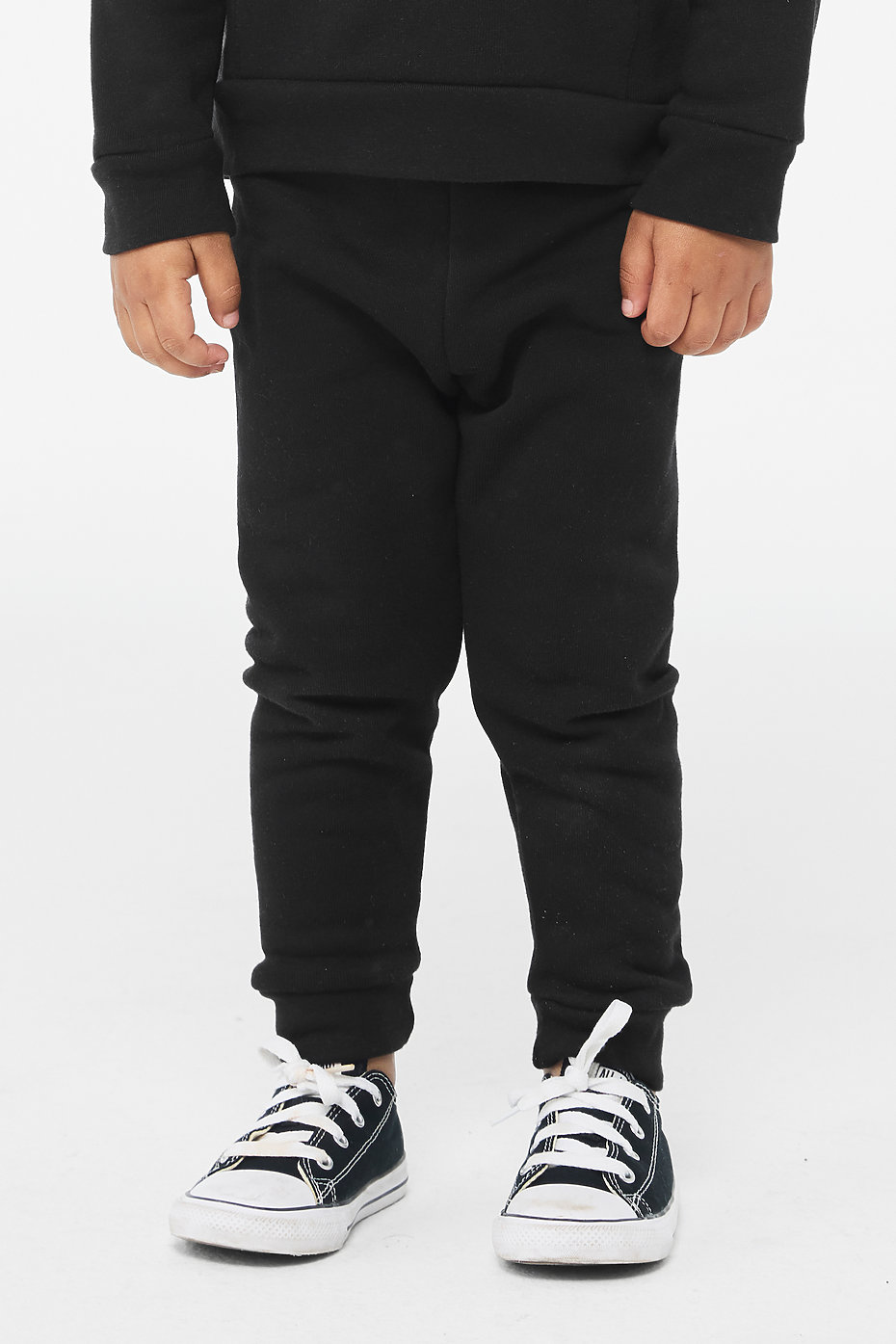 Wholesale Women's Fleece Jogger Sweatpants - Black