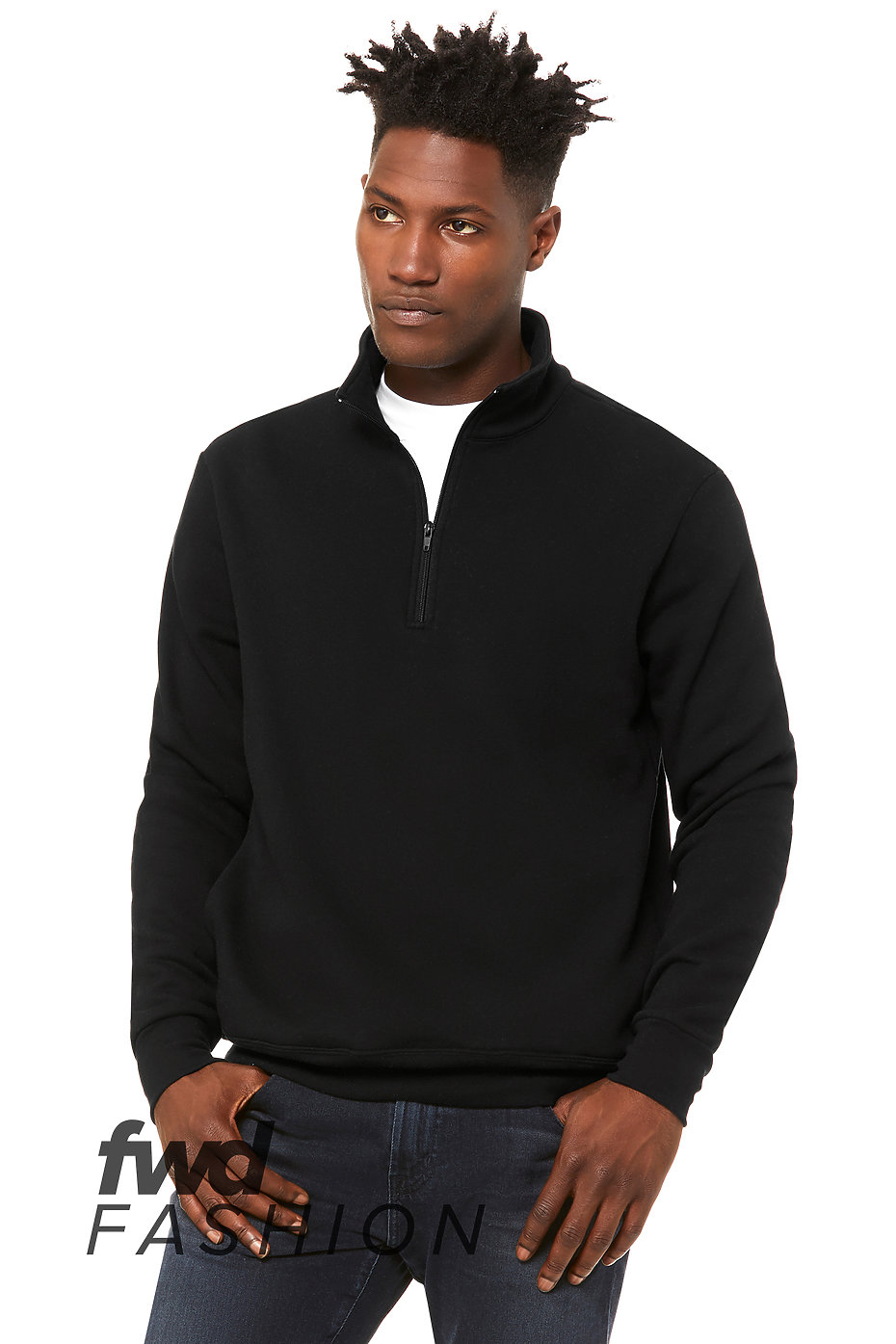 Printed Half-Zipped Cotton Sweatshirt - Men - Ready-to-Wear