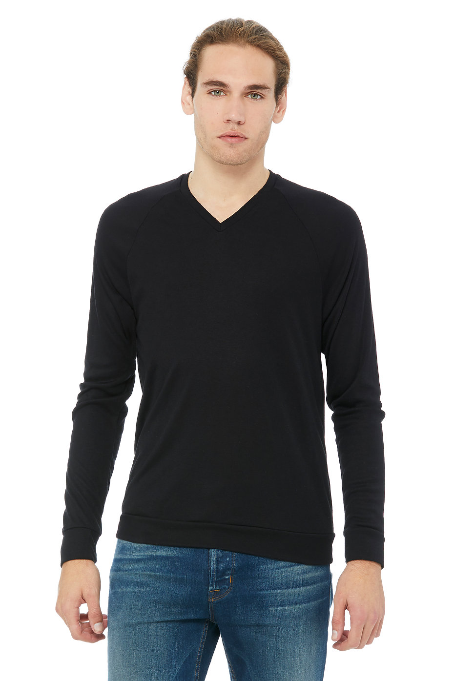 Unisex V-Neck Lightweight Sweater | Bella-Canvas