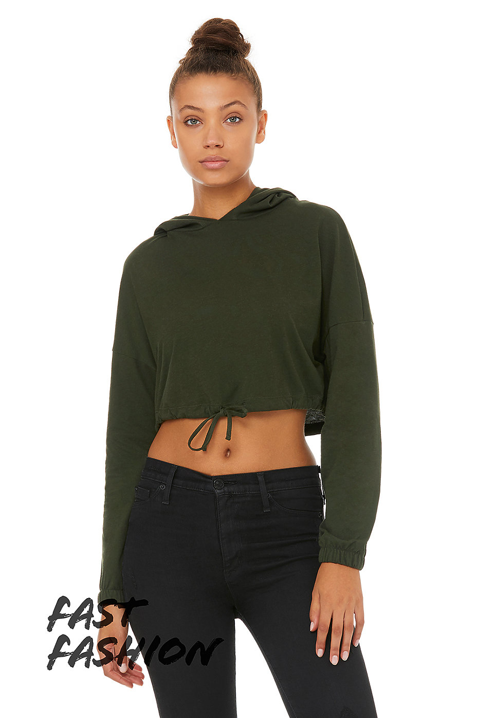 bella and canvas cropped hoodie