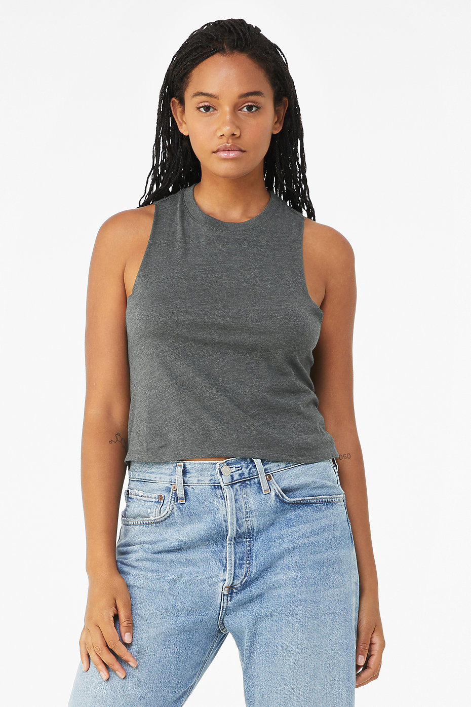Womens cropped tank tops