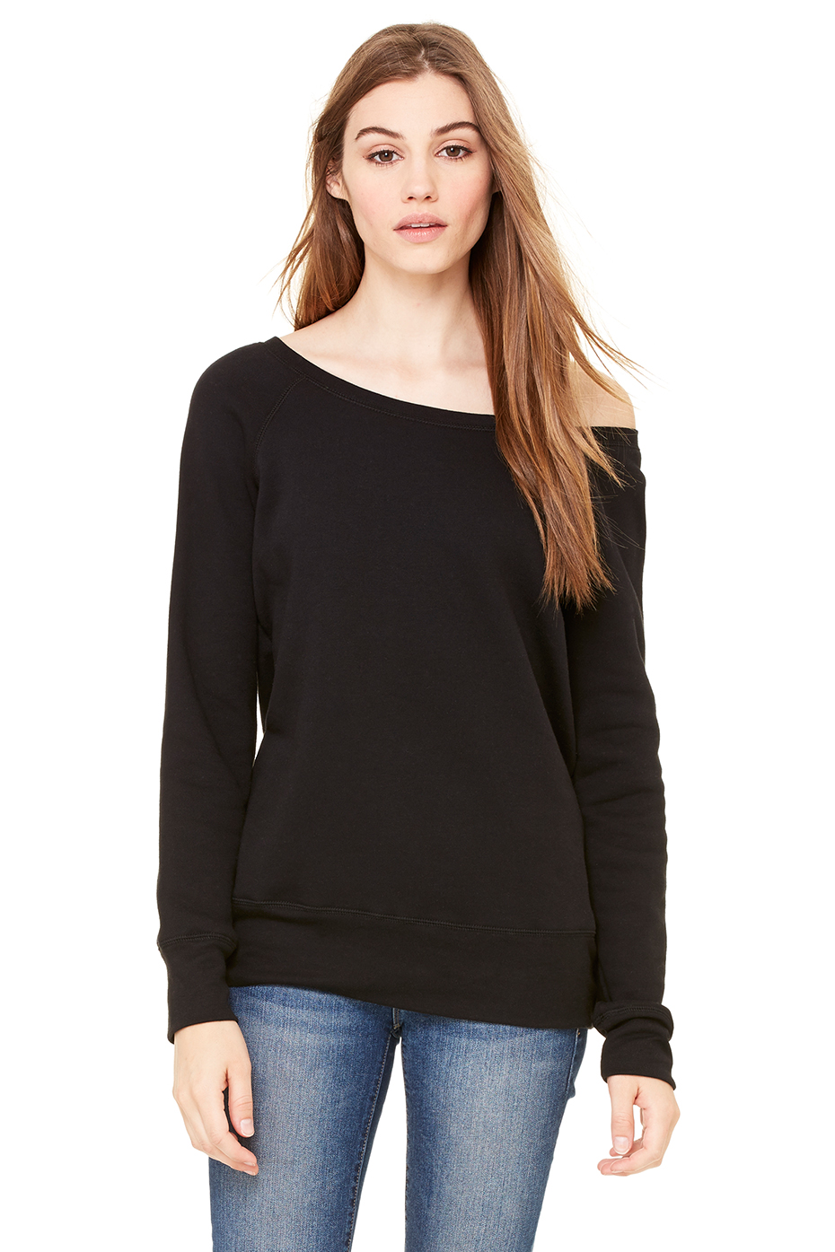 Women's Sponge Fleece Wide Neck Sweatshirt | Bella-Canvas