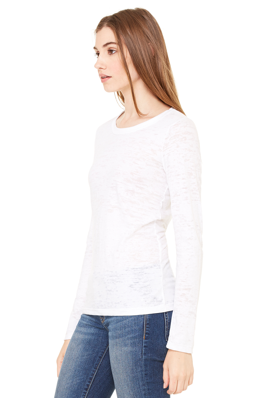 Women's Burnout Long Sleeve Tee | Bella-Canvas