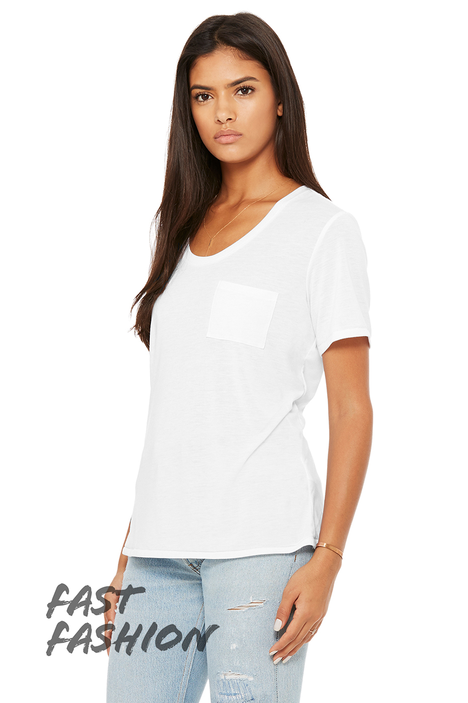 womens pocket tee