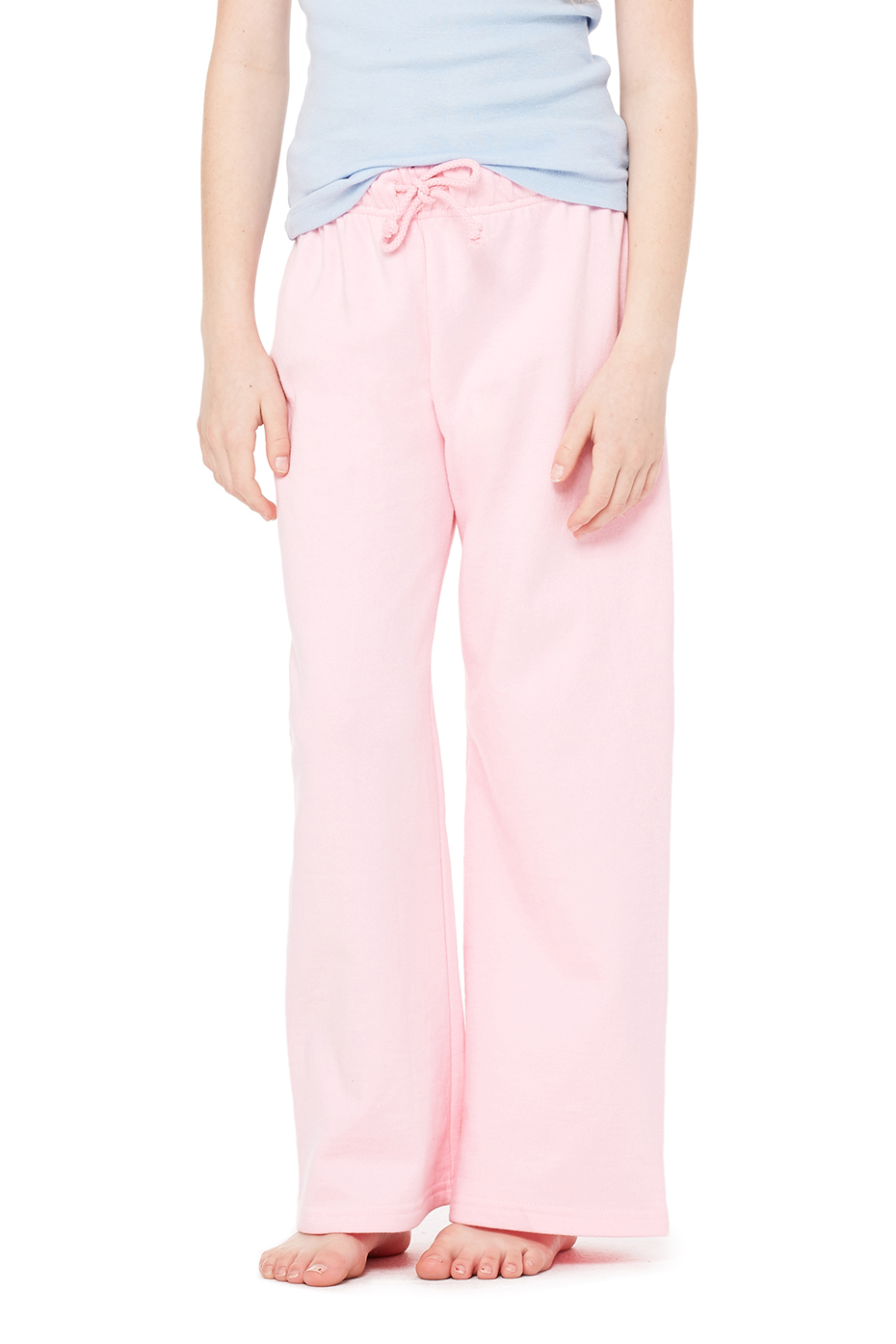 wide leg fleece sweatpants