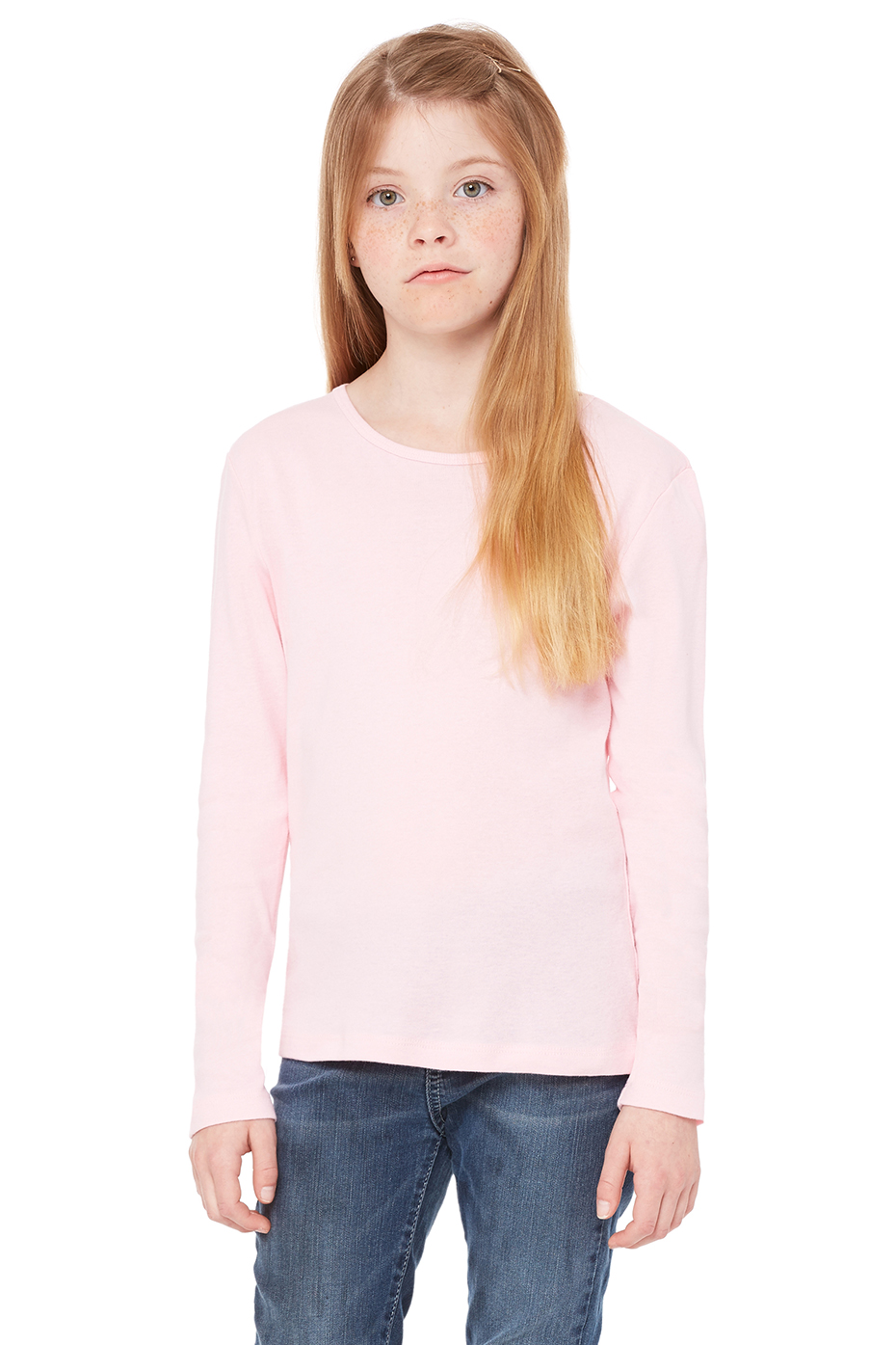 Girl's Baby Rib Long Sleeve Tee | Bella-Canvas