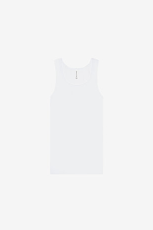 Organic Cotton Tank Tops for Women - Basic, Fitted, Sleeveless High Neck  Ribbed Tank Tops for Women - Racerback Tank Tops for Women - White -S at   Women's Clothing store