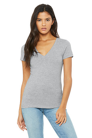 women's v neck tee with pocket