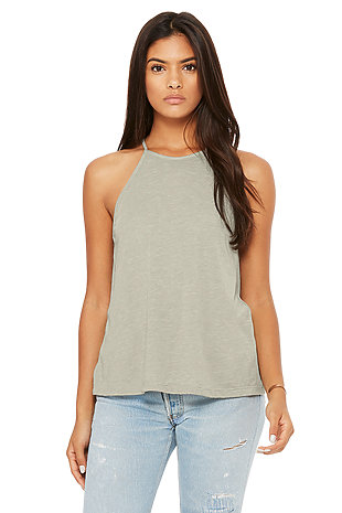 Gray Flowy Bloom Babydoll Tank- 11054 – Spruce Up Boutique
