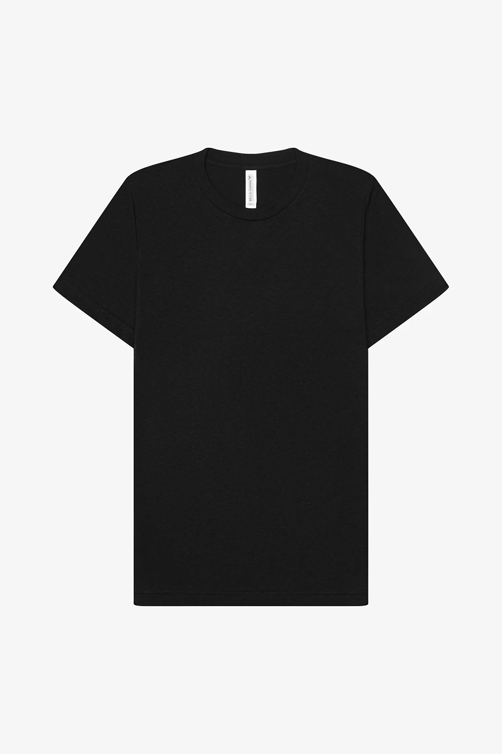 Premium Vector, Front and back black t-shirt